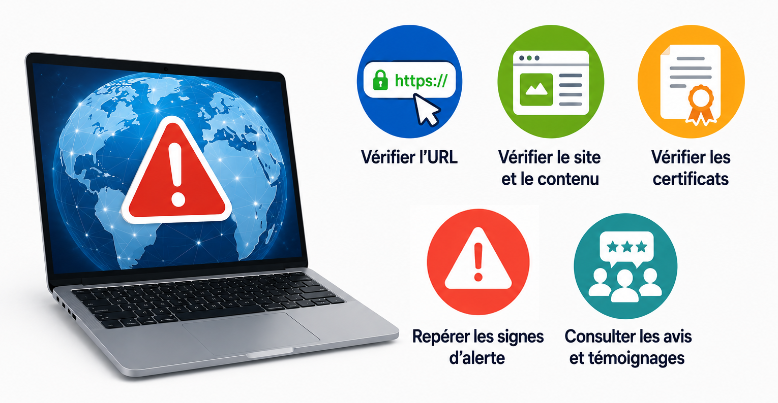 Détecter les faux sites web